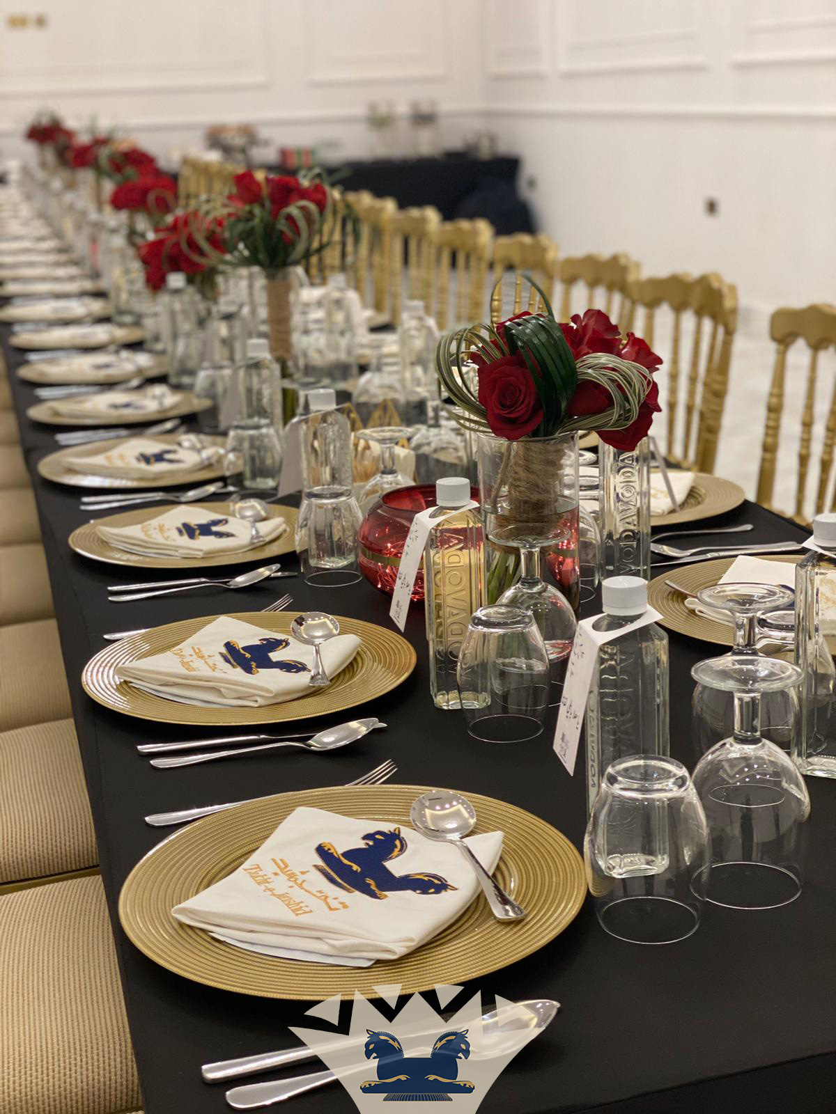 Persian catering setup by Takht-e-Jamshid